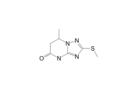 5,6-DIHYDRO-5-METHYL-2-METHYLTHIO-1,2,4-TRIAZOLO-[1,5-A]-PYRIMIDIN-7(8H)-ONE