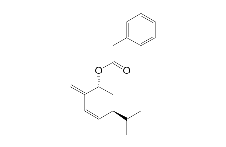 2-(S*)-PHENYLACETOXY-4-(R*)-PARA-MENTHA-1(7),5-DIENE