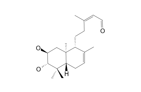 2-BETA,3-ALPHA-DIHYDROXY-ENT-LABDA-7,13-Z-DIEN-15-AL