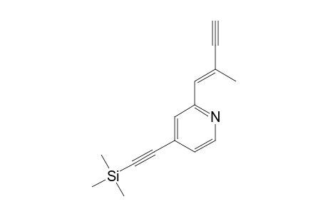 2-[(1E)-2-METHYLBUT-1-EN-3-YN-1-YL]-4-[2-TRIMETHYLSILYLETH-1-YN-1-YL]-PYRIDINE