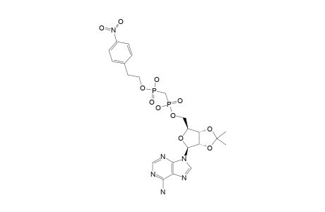 P(1)-[2-(4-NITROPHENYL)-ETHYL]-P(2)-(2',3'-O-ISOPROPYLIDENE-ADENOSIN-5'-YL)-METHYLENEBIS-(PHOSPHONATE)