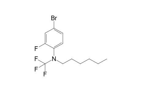 N-Hexyl-N-(trifluoromethyl)-4-bromo-2-fluoroaniline