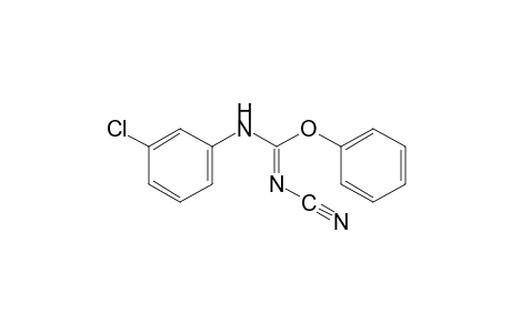 3-(m-chlorophenyl)-1-cyano-2-phenylpseudourea