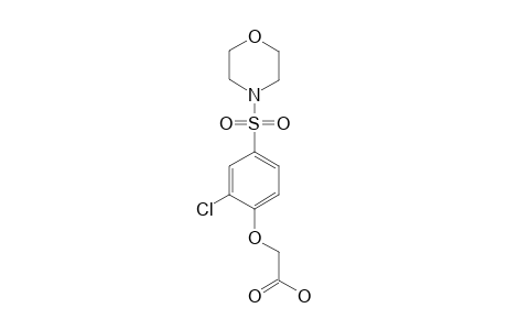 [2-CHLORO-4-(MORPHOLINOSULFONYL)PHENOXY]ACETIC ACID