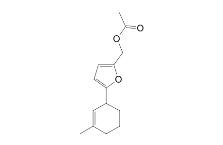 5-(3'-METHYLCYCLOHEX-2'-EN-1'-YL)-FURFURYL-ACETATE