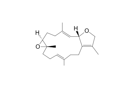 (+)-SARCOPHYTOXIDE