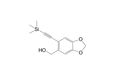 6-Trimethylsilylethynyl-1,3-benzodioxole-5-methanol