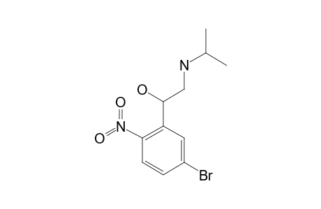 1-(5'-BROMO-2'-NITROPHENYL)-2-ISOPROPYLAMINOETHAN-1-OL