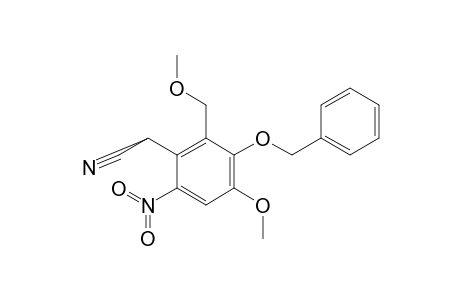 [3-(BENZYLOXY)-4-METHOXY-2-(METHOXYMETHYL)-6-NITROPHENYL]-ACETONITRILE