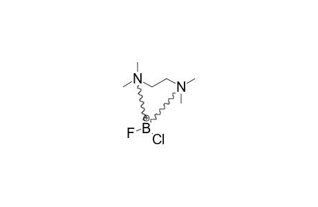 N,N,N',N'-TETRAMETHYLETHYLENEDIAMINE-CHLOROFLUOROBORON-CATION