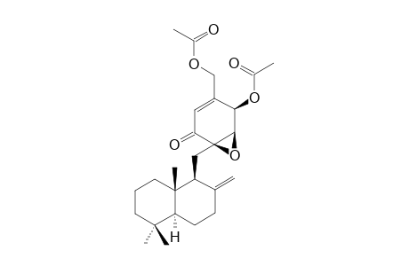 11-(4'-ACETOXY-5'-EPOXY-3'-ACETOXYMETHYLCYCLO-2'-HEXENONE)-DELTA-(8(12))-DRIMENE