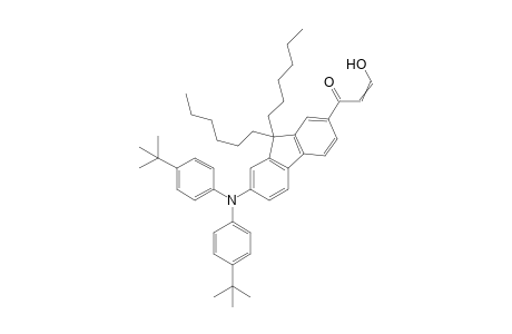 1-[7-(4-tert-butyl-N-(4-tert-butylphenyl)anilino)-9,9-dihexyl-fluoren-2-yl]-3-hydroxy-prop-2-en-1-one