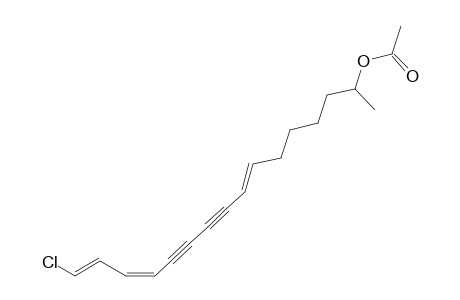 (1Z,3E,9Z)-15-ACETOXY-1-CHLOROHEXADECA-5,7-DIYNE-1,3,9-TRIENE