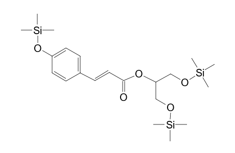 Glycerol <2-p-coumaroyl->, tri-TMS