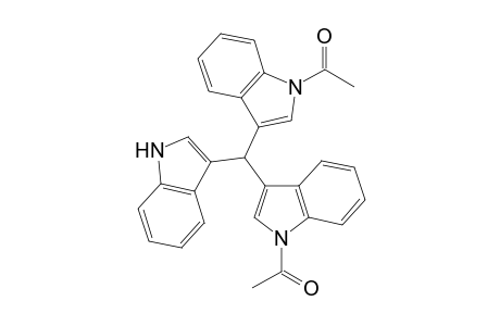 1-[3-[(1-acetyl-3-indolyl)-(1H-indol-3-yl)methyl]-1-indolyl]ethanone