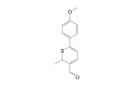 2-METHYL-6-(4-METHOXYPHENYL)-2H-THIOPYRAN-3-CARBALDEHYDE