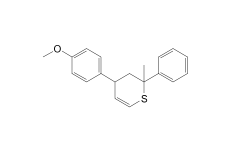 4-(p-Methoxyphenyl)-2-methyl-2-phenyl-3,4-dihydro-2H-thiopyran