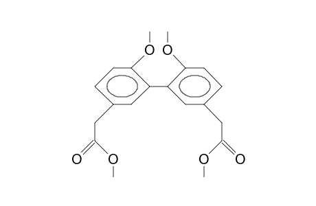 2,2'-Dimethoxy-5,5'-bis(methoxycarbonylmethyl)-biphenyl