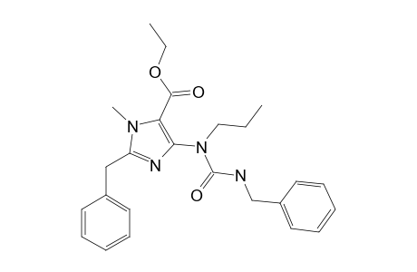 2-(benzyl)-5-(benzylcarbamoyl-propyl-amino)-3-methyl-imidazole-4-carboxylic acid ethyl ester