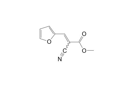 alpha-cyano-2-furanacrylic acid, methyl ester