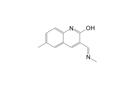 6-methyl-3-{(E)-[(E)-methylimino]methyl}-2-quinolinol