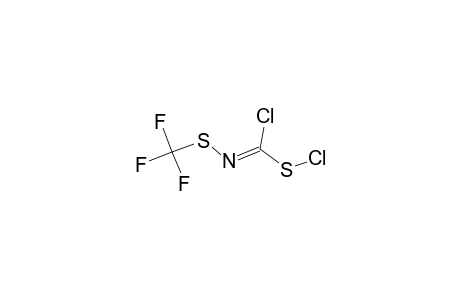 (([(Z)-Chloro(chlorosulfanyl)methylidene]amino)sulfanyl)(trifluoro)methane