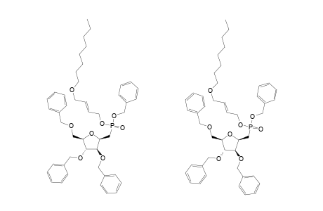 1-[BENZYL-[(E)-2'-BUTENYL-4'-O-OCTYL]]-3,4,6-TRI-O-BENZYL-2,5-ANHYDRO-D-GLUCITYL-PHOSPHONATE