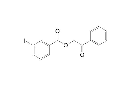 Benzoic acid, 3-iodo-, 2-oxo-2-phenylethyl ester