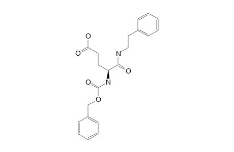 (4-S)-5-OXO-4-[[(PHENYLMETHOXY)-CARBONYL]-AMINO]-5-[(2-PHENYLETHYL)-AMINO]-PENTANOIC_ACID