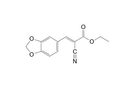 alpha-cyano-3,4-(methylenedioxy)cinnamic acid, ethyl ester