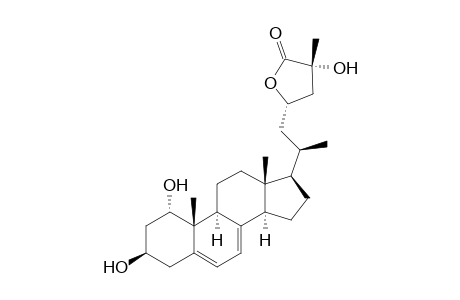 (23S,25R)-1.alpha.,3.beta.,25-Trihydroxy-5,7-cholestadiene 26,23-Lactone