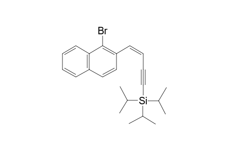 [(3Z)-4-(1-BROMO-2-NAPHTHYL)-3-BUTEN-1-YNYL]-(TRIISOPROPYL)-SILANE