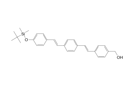 4-{2-[4-[2-[p-(t-Butyldimethylsilyloxy)phenyl]-1(E)-ethenyl]phenyl]-1(E)-ethenyl}-benzyl Alcohol