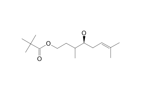 3,7-DIMETHYL-6-OCTENE-1,4-DIOL-1-PIVALOYLESTER