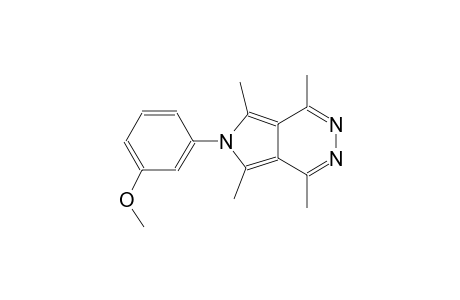 6-(3-methoxyphenyl)-1,4,5,7-tetramethyl-6H-pyrrolo[3,4-d]pyridazine