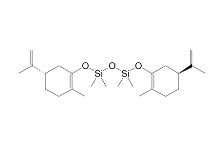 1,3-Bis(S-5-isopropenyl-2-methyl-1-cyclohexenyloxy)tetramethyldisiloxane