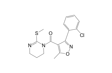 1-{[3-(o-chlorophenyl)-5-methyl-4-isoxazolyl]carbonyl}-2-(methylthio)-1,4,5,6-tetrahydropyrimidine