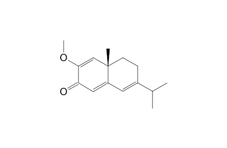 15-NOR-ARGENTONE;2-METHOXY-15-NOR-EUDESMA-1,4,6-TRIEN-3-ONE