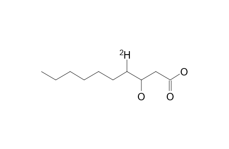 (3RS,4RS)-[4-(2)-H]-3-HYDROXYDECANOIC-ACID;SINGLY-LABELED