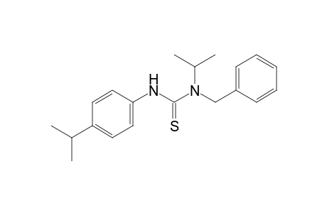 1-benzyl-3-(p-cumenyl)-1-isopropyl-2-thiourea