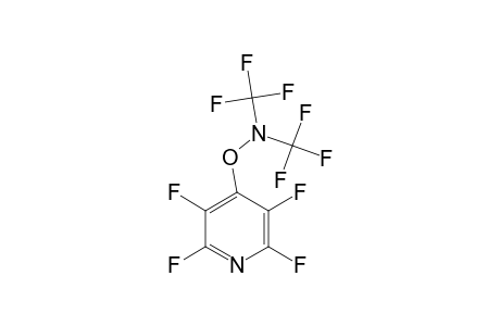 4-(BIS-TRIFLUOROMETHYLAMINO-OXY)-2,3,5,6-TETRAFLUOROPYRIDINE