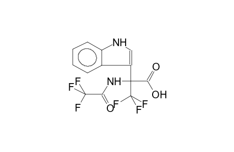 3-(ALPHA-CARBOXY-ALPHA-TRIFLUOROACETAMIDOTRIFLUOROETHYL)INDOLE