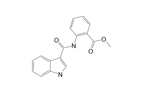 CEPHALANDOLE_B;METHYL_ORTHO-(INDOLE-3-CARBOXAMIDO)-BENZOATE