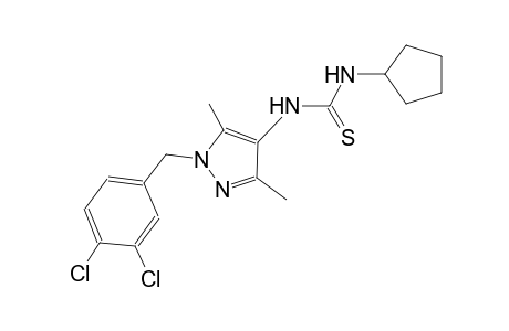 N-cyclopentyl-N'-[1-(3,4-dichlorobenzyl)-3,5-dimethyl-1H-pyrazol-4-yl]thiourea