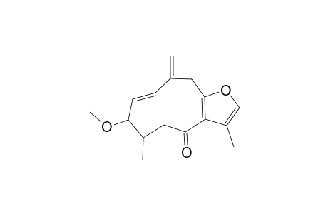 (1E)-3-METHOXY-8,12-EPOXY-GERMACRA-1,7,10,11-TETRAEN-6-ONE