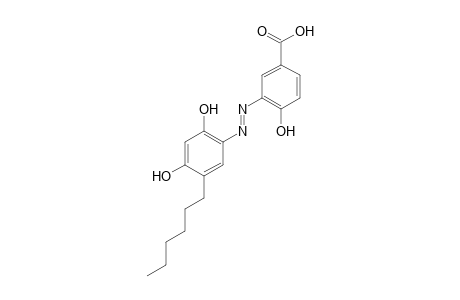 3-[(2,4-DIHYDROXY-5-HEXYLPHENYL)AZO]-4-HYDROXYBENZOIC ACID