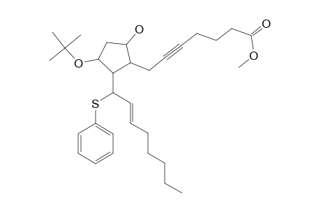 METHYL-(E)-9-HYDROXY-11-TERT.-BUTOXY-13-(PHENYLTHIO)-PROST-14-EN-5-YNOATE