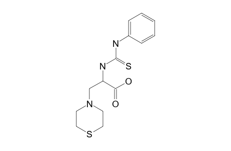 2-(3-PHENYLTHIOUREIDO)-3-THIOMORPHOLINO-PROPANOIC-ACID