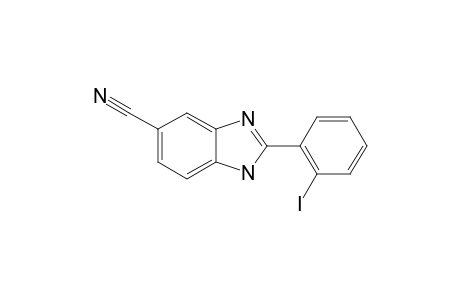 2-IODO-1-(5'-CYANOBENZIMIDAZOL-2'-YL)-BENZENE;2-(2-IODOPHENYL)-1H-BENZIMIDAZOLE-5-CARBONITRILE