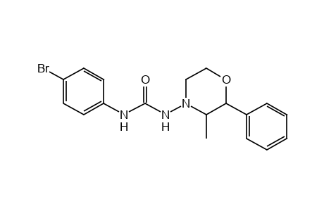 1-(p-BROMOPHENYL)-3-(3-METHYL-2-PHENYLMORPHOLINO)UREA